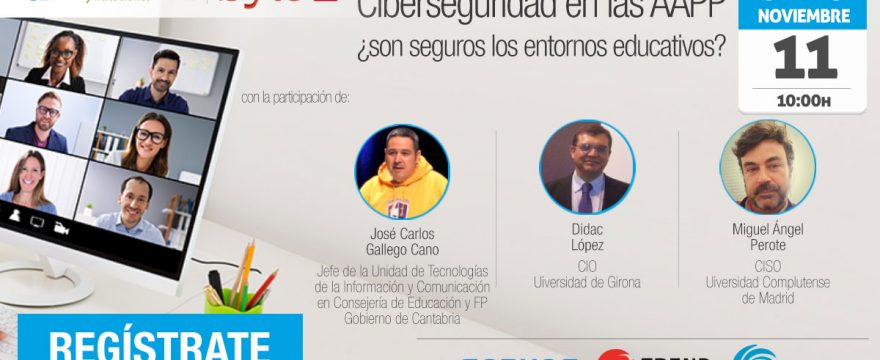 Ciberseguridad en un entorno educativo