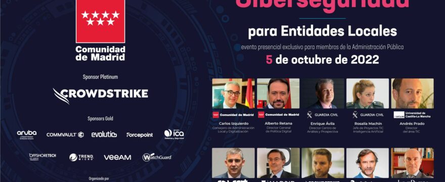 Evento Ciberseguridad en Madrid para Administración Pública