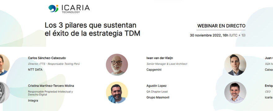 webinar Los 3 pilares del éxito de la estrategia TDM